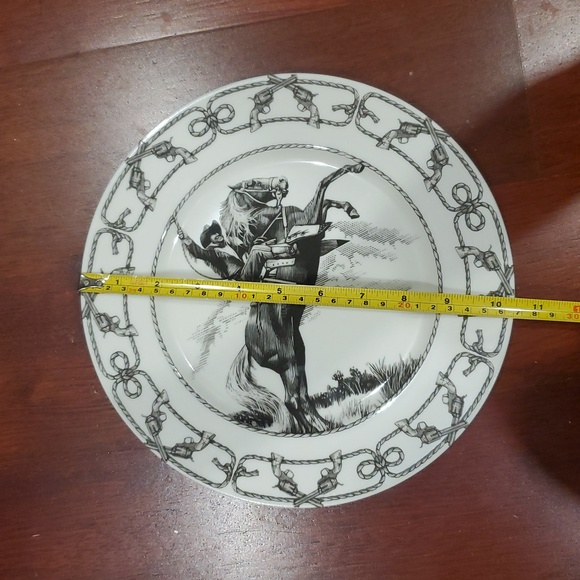 222 Fifth Slice of Life Cowboy dinner plate - Picture 5 of 5